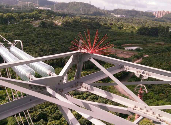 電力磁吸式驅(qū)鳥刺，讓電力鐵塔不再怕鳥擾